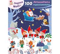 100 autocollants repositionnables Noël - Elodie Berthon - Piccolia - broché - Document jeunesse