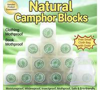 100 blocs et pastilles de camphre naturel raffiné pour la lutte contre les mites, la purification de l'air, la méditation et l'aromathérapie, longue durée 300g