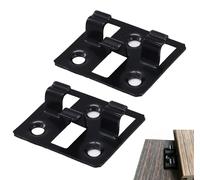 100 clips de fixation pour terrasses en composite bois-plastique (WPC), avec une jointure de 5 mm, et une hauteur de 9 mm