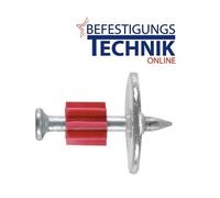 100 clous à tête pour béton 3,7x27mm avec rondelle 23mm 2mm acier pour goujonneuse Hilti Würth Berner T