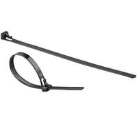 100 colliers de serrage réutilisables, coloris noir - 200 x 7,6 mm
