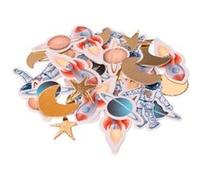 100 confettis astronaute dorure 2-4cm - générique 78824 Multicolore