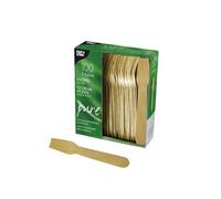 Cuillère à glace en bois naturel - Lot de 100