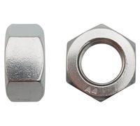 100 Ecrous Hexagonaux Bas M18 mm - DIN 439 - Inox A4 - D-Work