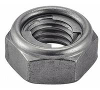 100 Ecrous Hexagonaux Indésserrables avec Bague Métal M5 mm - Inox A2 - D-Work