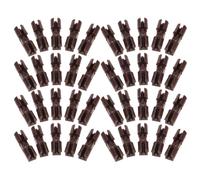 100 Ensembles Clip de Finition Invisible à Queue D'aronde | Métal et Plastique, Lot de Sets de Pièces, Alignement Précis, Vis Incluses, pour Menuiserie et Assemblage