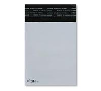 100 Enveloppes plastique A6 C6 pochette d'expédition en plastique blanche opaque A6 120 x 170 mm 50 micron sac livraison opaque 12 x 17 cm Enveloppe envoi fine légère solide inviolable et imperméable