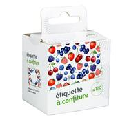 100 étiquettes à pots de confiture