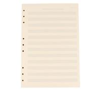 100 feuilles Cahier de Partitions Musicales Présent, 12 Lignes | Écriture Fluide, Espacement 2mm, Feuilles Résistantes, pour xercices Débutants et Cahiers à Anneaux