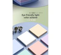 100 feuilles de notes adhésives 4 couleurs, notes adhésives portables et faciles à utiliser pour le journal, l'artisanat, le bureau, la maison, le campus et plus encore, fournitures scolaires, fournit