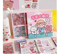 100 Feuilles Stickers Kawaii,Autocollants Kawaii Stickers Dessin Animé,Pour décorer Agendas,Blocs Notes,Albums Photo,Cahier Kawaii