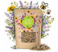 100 g de graines de prairie colorées pour un pâturage fleuri pour les abeilles - Graines de fleurs sauvages multicolores & riches en nectar pour abeilles & papillons (ebook GRATUIT inclus)