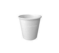 100 Gobelet jetable Eco en carton Blanc 10 cl