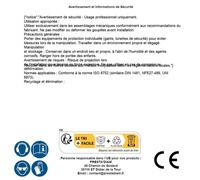 100 Goupilles Elastiques Série Epaisse E 10 x 26 mm - ISO 8752 - DIN 1481 - NFE27-489 - UNI 6873 - Inox A1 - D-Work