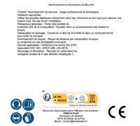 100 Goupilles Elastiques Série Epaisse E 8 x 50 mm - ISO 8752 - DIN 1481 - NFE27-489 - UNI 6873 - Inox A1 - D-Work