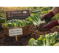 100 graines à semer - Le Grenier d'Abondance - Chou chinois Pakvert - Brassica rapa