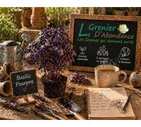 100 graines Aromatiques à semer - Le Grenier d'Abondance - BASILIC Pourpre - Ocimum basilicum purpurascens