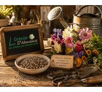 100 graines de Fleurs à semer - Le Grenier d'Abondance - FLEURS EN MELANGE - A couper ou pour bouquets