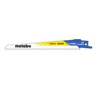 Metabo 628259000 LAME DE SCIE SABRE HEAVY WOOD + MÉTAL Longueur lame de scie 150 mm 100 pc(s)
