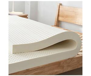 100% Latex Naturel Super Doux, surmatelas en Latex Naturel de qualité supérieure, Aide à soulager l'épaule,2.5cm,70x160cm(27X63in)