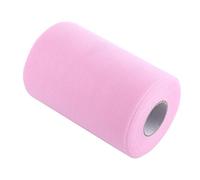100 mètres 15 cm bricolage décoration de mariage Tulle rouleau bobine vêtements tricot tissu pour jupe de Table arc-en-ciel fête Tulle jupe(rose)