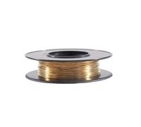 100 mètres de fil en laiton 0,15 mm (Ms63 / 2.0321 / CuZn37) - Fil de bricolage - Fil de jardin - Fil industriel