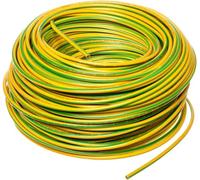 100 mètres UL(MTW)-CSA(HAR) Style 1015 1x6 GNYE - Câble monoconducteur 6mm² vert-jaune 4160700 R100