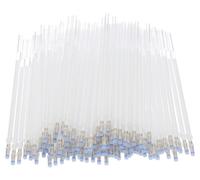 100 mines de gel pour stylo effaçable à la chaleur, 1 mm, encre blanche, pour textiles