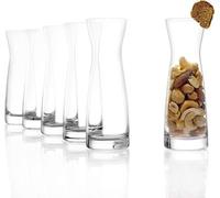 100 ml I Carafe en verre I Carafe à lait I En cristal noble I Résistant aux chocs et au lave-vaisselle