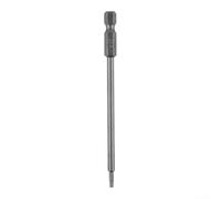 100 mm pour ensembles d'embouts de tournevis torx, étoile magnétique inviolable, alliage d'acier, parfait pour les outils compatibles T7 T40 (pour T6)