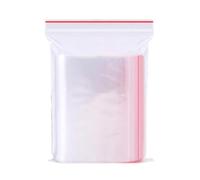100 Paquet Zip Plastiques Transparents Scellables, Pochettes Rangement | Cookies et Boutons, Étanchéité Forte, Usage Maison ou Entrepôt, Lot de Cent