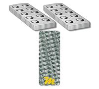 100 pastilles de test rapides DPD N°1 chlore libre, pour piscine et jacuzzi. Fabriquées en Allemagne