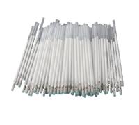 100 Pcs Blanc Haute Température Disparaître Stylo Marqueur en Tissu Stylo Recharge Chaleur Effaçable Marqueur Pour Couture DIY Couture Blanc Tissu Marquage Stylo Trèfle Fine Couture Marqueurs
