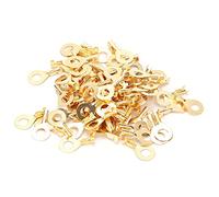 100 Pcs Cosse Anneau M6 6,2 mm, Connecteur de Câble à Sertir à Froid - Haute Durabilité, Résistance à la Chaleur, Isolation Optimale pour Câbles Basse Fréquence