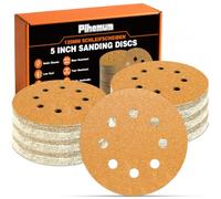 100 PCS Disque à Poncer 125mm, Grain 80, Disque Abrasif 125mm | Alumine fondue haute qualité, enlèvement rapide & longue durée de vie, disques abrasifs ronds pour bois, métal & automobile