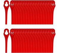 100 pcs PA6 Lames de Rechange compatibles avec Florabest Coupe Bordure LIDL FRTA 20 A1,FAT 18B2, FAT 18B3