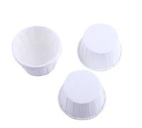 100 Pcs Papier Gâteau Cupcake Liner Case Wrapper Muffin Cuisson Tasse Pour Fête 7 Couleurs ( Blanc )