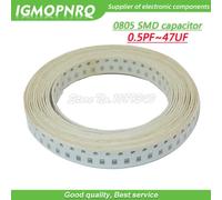 100 pièces 0805 50V SMD puce à Film épais condensateur céramique multicouche 0.5pF-47uF 10NF 100NF 1UF 2.2UF 4.7UF 10UF 1PF capacité SMD