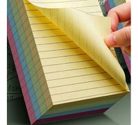 100 pièces/200 pièces Notes adhésives linéaires colorées, blocs-notes de message, blocs-notes de mémo portables de haute valeur pour étudiants, auto-adhésifs, pratiques pour les cahiers, les bureaux,