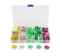 100 pièces 20A 25A 30A 35A 40A ATC ATO Auto voiture camion Kit de fusible à lame régulière