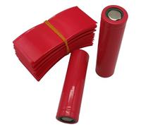 100 pièces 21700 enveloppes thermorétractables en PVC pour batterie, couvercle de protection de batterie 3.1x1.4 pouces, manchon isolant pour les reconstructions au Lithium, sûr et