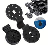100 pièces/80 pièces/50 pièces Fixation par serrage lourde pour toile d'ombrage, nouveaux clips en plastique pour fixer la toile d'ombrage 2025, clips de bâche premium pour filet de serre, filet antib