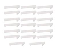 100 Pièces ABS Plaque de Remplissage de Boîte à Disjoncteurs Blanche | Couvre L’espace du Panneau, Montage Rapide, Usage Résidentiel et Industriel, Finition Propre