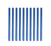 100 Pièces Bâtonnets de Colle Chaude 7mm en Résine Bleue | Haute Adhérence, Stabilité Thermique et Résistance au Vieillissement, pour Papier et Bois, Lot Créatif