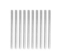 100 Pièces Bâtonnets de Colle Chaude Argenté 7mm | Résine Thermofusible, Prise Rapide sans Eau ni Solvant, pour Papier et Électronique, Décoration Créative