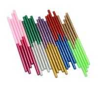 100 Pièces Bâtons de Colle à Paillettes Thermofusible Eva | Adhésif Souple et Léger, Usage Maison et Décoration de Fête, Facile à Manipuler Ranger