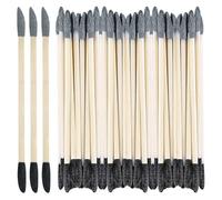100 Pièces Bâtons de Ponçage 2 en 1, Cales à Poncer pour Finitions Fines, Maquette et Bois, Outils de Ponçage Biseautés à Double Extrémité, pour Micro Ponçage, l'Art des Ongles, Modélisme