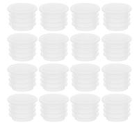 100 Pièces Bouchon de Salière Pe Transparent Rond 0,47 à 0,55 | Pièce de Remplacement pour Bouteilles, Forme Circulaire, Compatible Salière et Poivrière, Usage Polyvalent