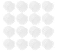 100 Pièces Bouchon de Trou Rond Pe Transparent | Capsule Circulaire, Remplacement pour Fonds de Salière et Poivrière, Usage Labo et Tube Rond