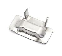 100 pièces Boucle de Cerclage en Acier 16 mm, MgcTolBox Cerclage en Acier Joints pour Feuillard de 14-16 mm Pour Fixations Extérieures et Applications Lourdes